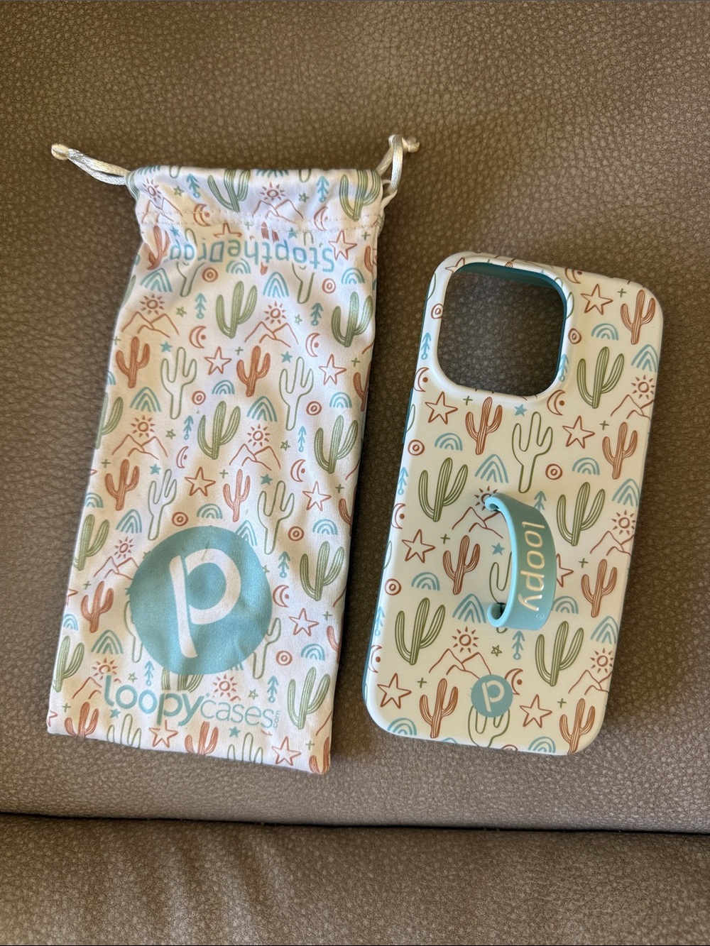 Loopy iPhone 13 Pro case - cactus print
